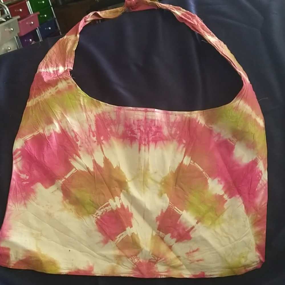 Handmade & hand dyed tote